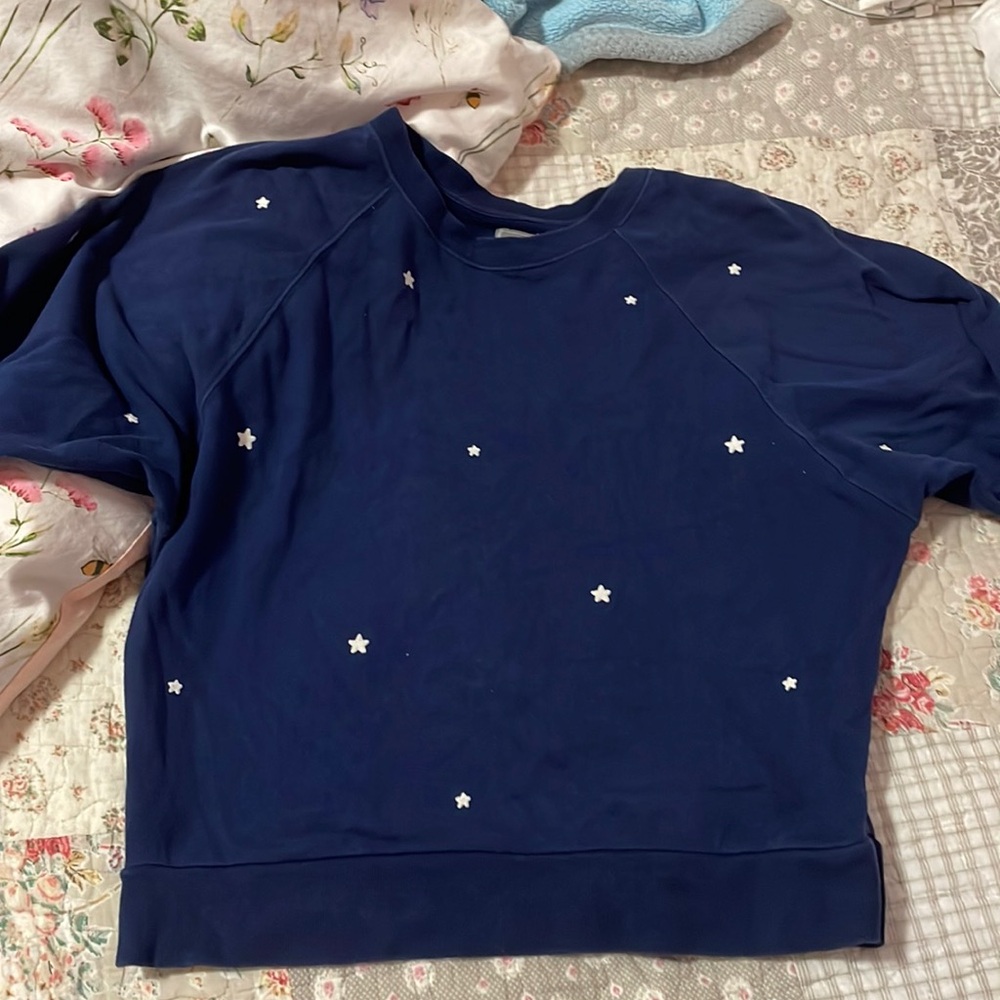 Gap navy blue stars embroidery sweater